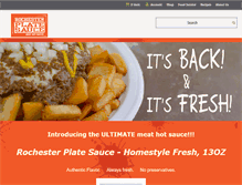 Tablet Screenshot of platesauce.com